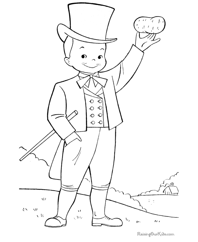 Saint Patricks coloring page