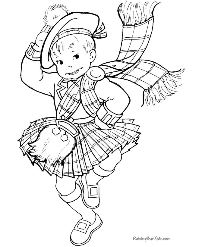 Saint Patricks Day coloring page
