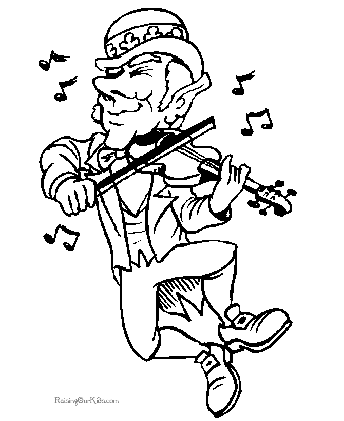 Leprechauns coloring pages
