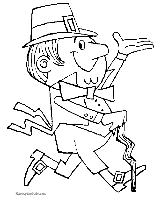 Leprechauns coloring page