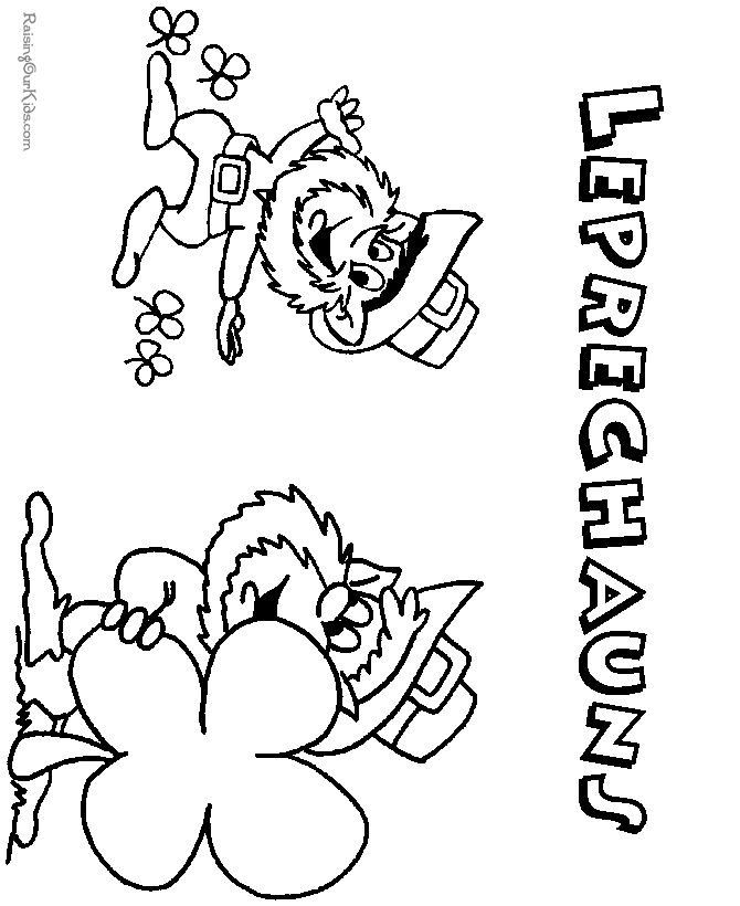 Printable Leprechauns Image