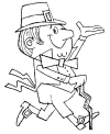 Leprechauns coloring page