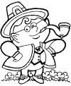 Leprechaun coloring pages