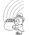 St Patrick Day free printables coloring
