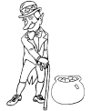 pot of gold coloring page