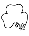 free printable shamrock