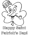 shamrock to color