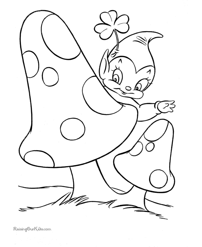 St Patrick coloring pictures