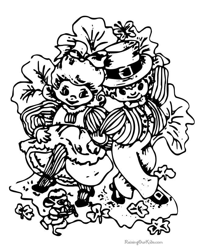 St Patrick coloring sheet