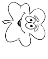 Shamrock coloring sheets